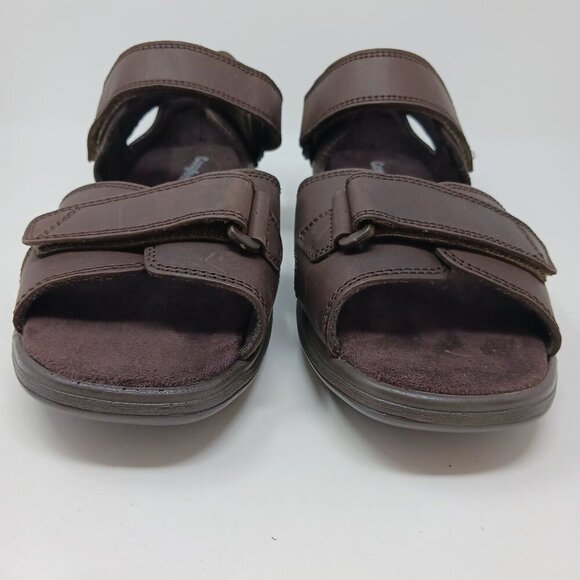 Cosyfeet BINGLEY Brown Sandals Size 13 Wide Fit Diabetic Comfort - Picture 6 of 14